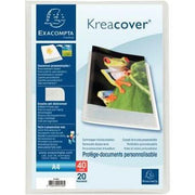 Protège-documents personnalisable, KREACOVER, 40 vues, incolore, EXACOMPTA - Ma Rentrée Facile