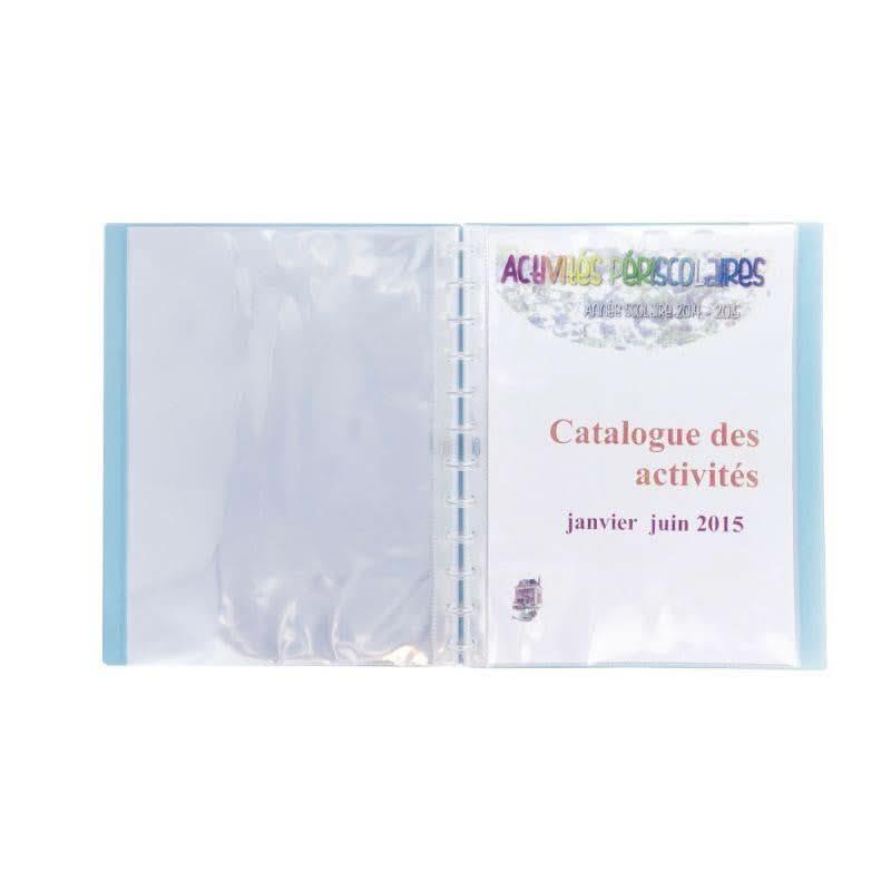 Protège-documents personnalisable VARIOZIP 20 pochettes / 40 vues - Ma Rentrée Facile