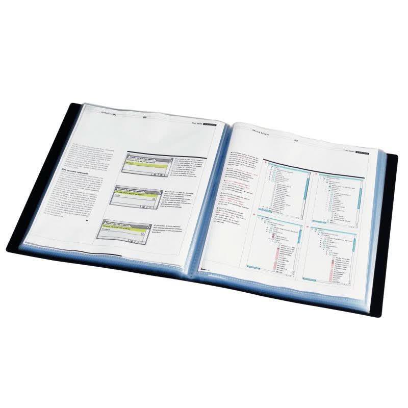 Protège-documents rigide 160 vues coloris noir - Ma Rentrée Facile