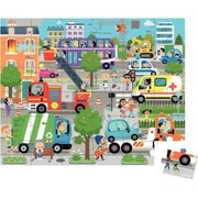 Puzzle 36 pièces la ville JANOD - Ma Rentrée Facile