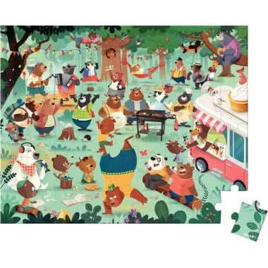 Puzzle 54 pièces, la cousinade des ours JANOD - Ma Rentrée Facile
