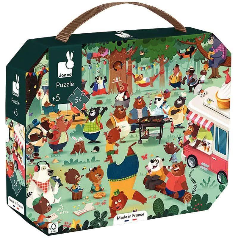 Puzzle 54 pièces, la cousinade des ours JANOD - Ma Rentrée Facile