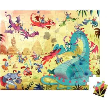 Puzzle 54 pièces, les dragons JANOD - Ma Rentrée Facile