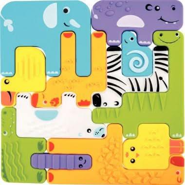 Puzzle casse-tête animaux en silicone - Ma Rentrée Facile