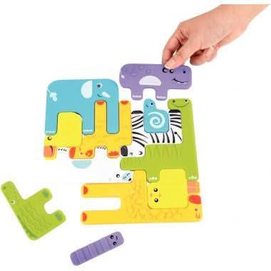 Puzzle casse-tête animaux en silicone - Ma Rentrée Facile