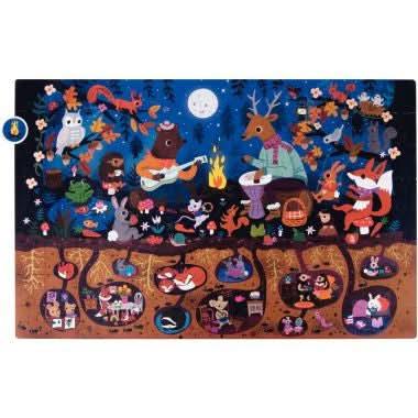 Puzzle d'observation 104 pièces, la forêt APLI Kids - Ma Rentrée Facile