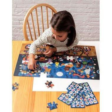 Puzzle d'observation 104 pièces, la forêt APLI Kids - Ma Rentrée Facile
