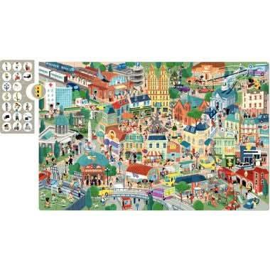 Puzzle d'observation 104 pièces, la ville APLI Kids - Ma Rentrée Facile