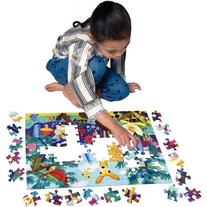 Puzzle de 100 pièces EEBOO, la vie sur terre - Ma Rentrée Facile
