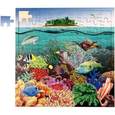 Puzzle de 81 pièces en bois, la barrière de corail - Ma Rentrée Facile