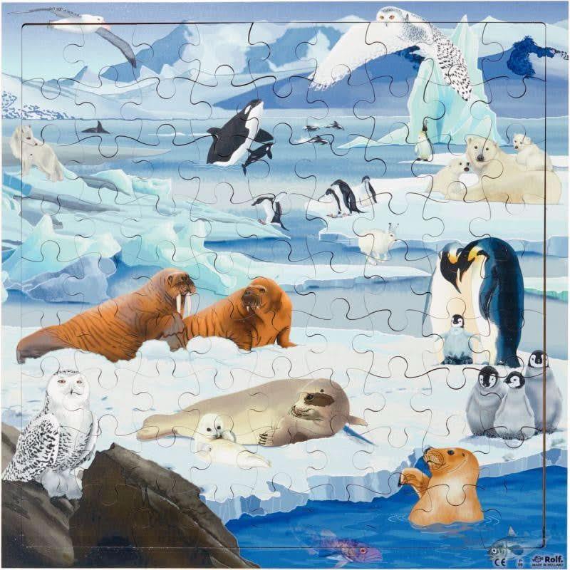 Puzzle en bois de 81 pièces, le Pôle Nord - Ma Rentrée Facile