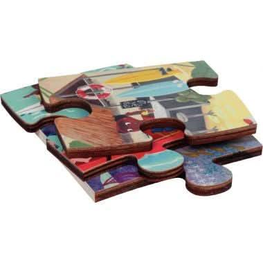 Puzzle de sol 40 pièces en bois, en été - Ma Rentrée Facile