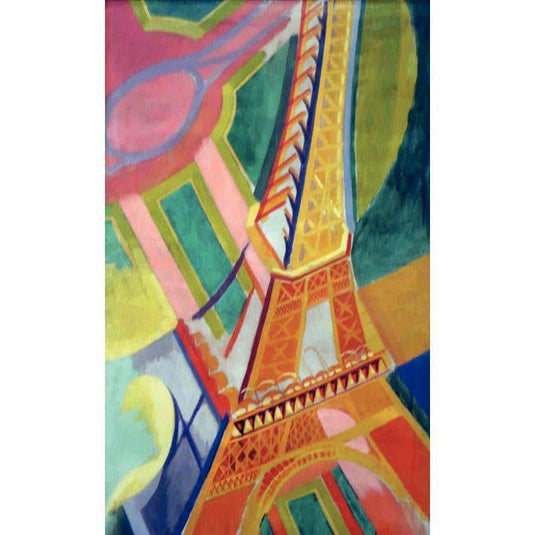 Puzzle Michèle Wilson en bois d'environ 100 pièces, LA TOUR EIFFEL de Robert DELAUNAY - Ma Rentrée Facile