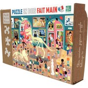 Puzzle Michèle Wilson en bois d'environ 50 pièces, visite au musée - Ma Rentrée Facile