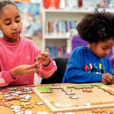 Puzzle en bois de 121 pièces, les girafes - Ma Rentrée Facile