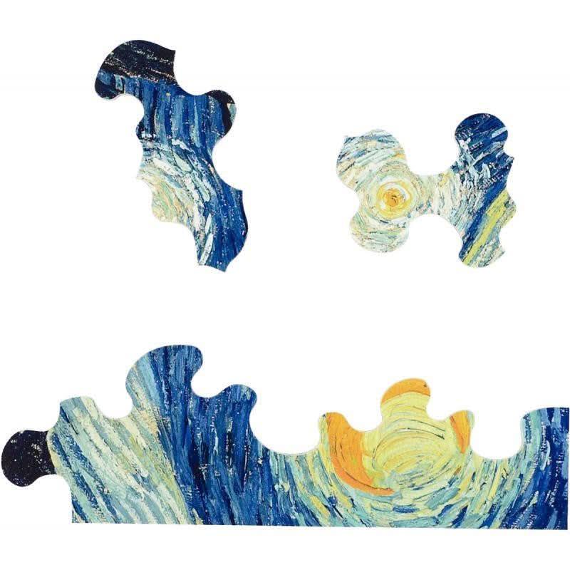 Puzzle Michèle Wilson en bois d?environ 50 pièces, NUIT ETOILEE de Vincent VAN GOGH - Ma Rentrée Facile