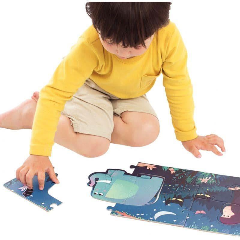 Puzzle galerie géant 28 pièces, la jungle - Ma Rentrée Facile