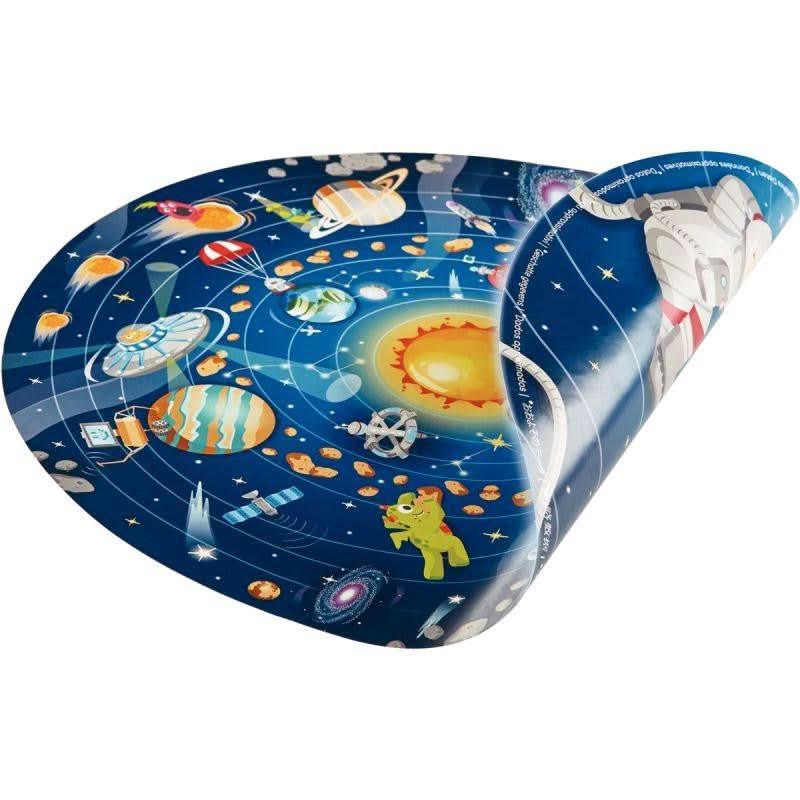 Puzzle rond 102 pièces, le système solaire - Ma Rentrée Facile