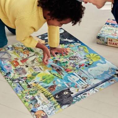 Puzzle XL de 48 pièces dans la nature EEBOO - Ma Rentrée Facile