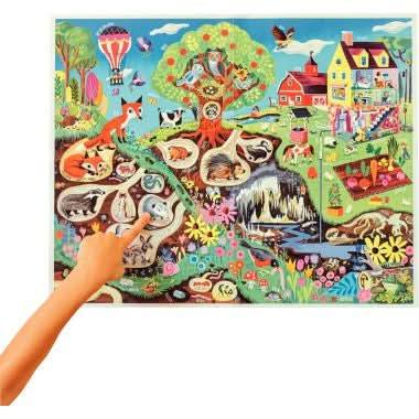Puzzle XL de 48 pièces la vie sous terre EEBOO - Ma Rentrée Facile