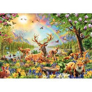 Puzzle XXL 200 pièces, la famille des cerfs - Ma Rentrée Facile