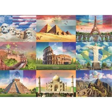 Puzzle XXL 200 pièces, les monuments du monde RAVENSBURGER - Ma Rentrée Facile