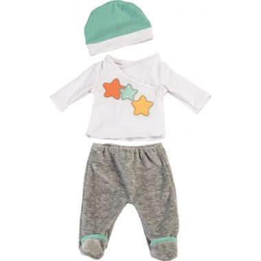 Pyjama 2 pièces pour poupée 40 cm MINILAND - Ma Rentrée Facile