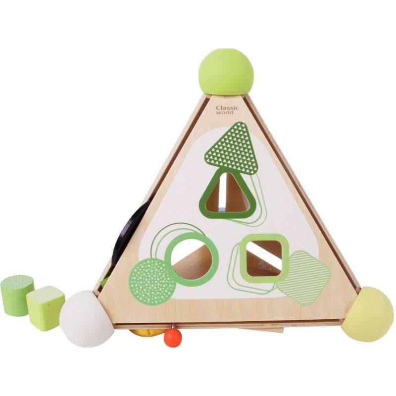 Pyramide d'activités sensorielles en bois - Ma Rentrée Facile