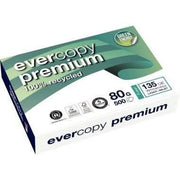 Ramette 500 feuilles papier blanc recyclé A4 80g EVERCOPY PREMIUM - Ma Rentrée Facile