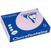 Ramette de 500 feuilles de papier 80g de format A3 lilas TROPHEE CLAIREFONTAINE - Ma Rentrée Facile
