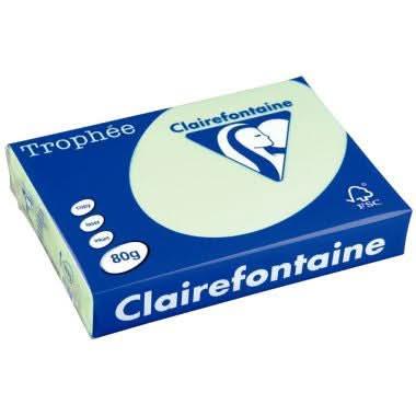 Ramette de 500 feuilles de papier 80g de format A3 vert TROPHEE CLAIREFONTAINE - Ma Rentrée Facile