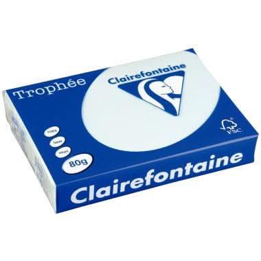 Ramette de 500 feuilles de papier 80g de format A4 bleu TROPHEE CLAIREFONTAINE - Ma Rentrée Facile