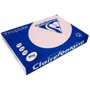 Ramette de 500 feuilles de papier 80g de format A4 rose TROPHEE CLAIREFONTAINE - Ma Rentrée Facile