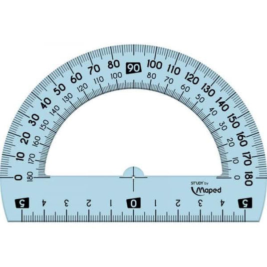 Rapporteur incassable 180°, 12cm Maped Study - Ma Rentrée Facile