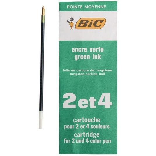 Recharge 2 - 4 couleurs pointe moyenne vert - Ma Rentrée Facile