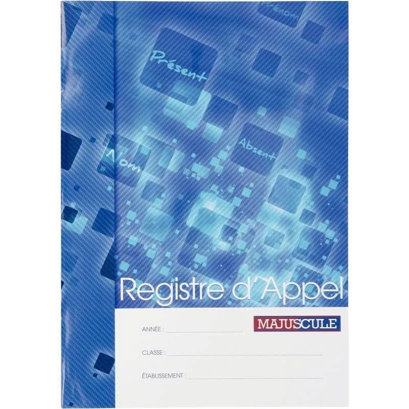 Registre d'appel journalier non découpé, 21x29.7, 24 pages - Ma Rentrée Facile