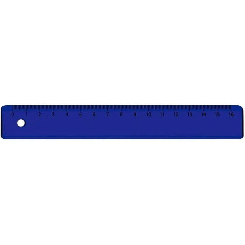 Règle en plastique, 16cm, coloris aléatoires - Ma Rentrée Facile