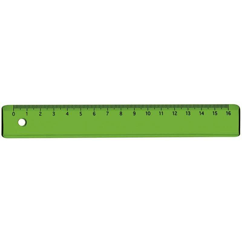 Règle en plastique, 16cm, coloris aléatoires - Ma Rentrée Facile