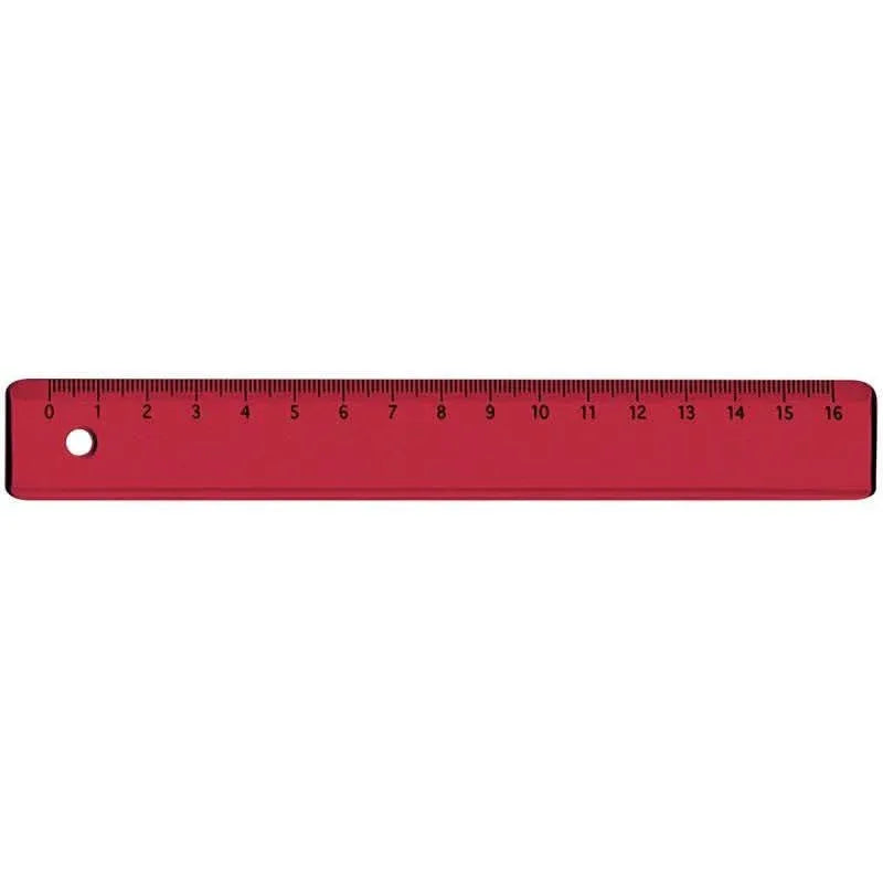 Règle en plastique, 16cm, coloris aléatoires - Ma Rentrée Facile