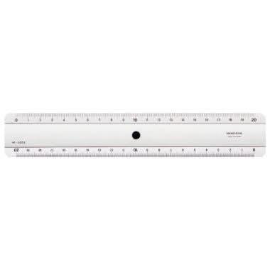 Règle plate, 20 cm, 2 biseaux - Ma Rentrée Facile
