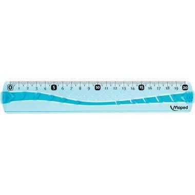 Règle plate 20cm incassable Maped Soft, coloris aléatoires - Ma Rentrée Facile