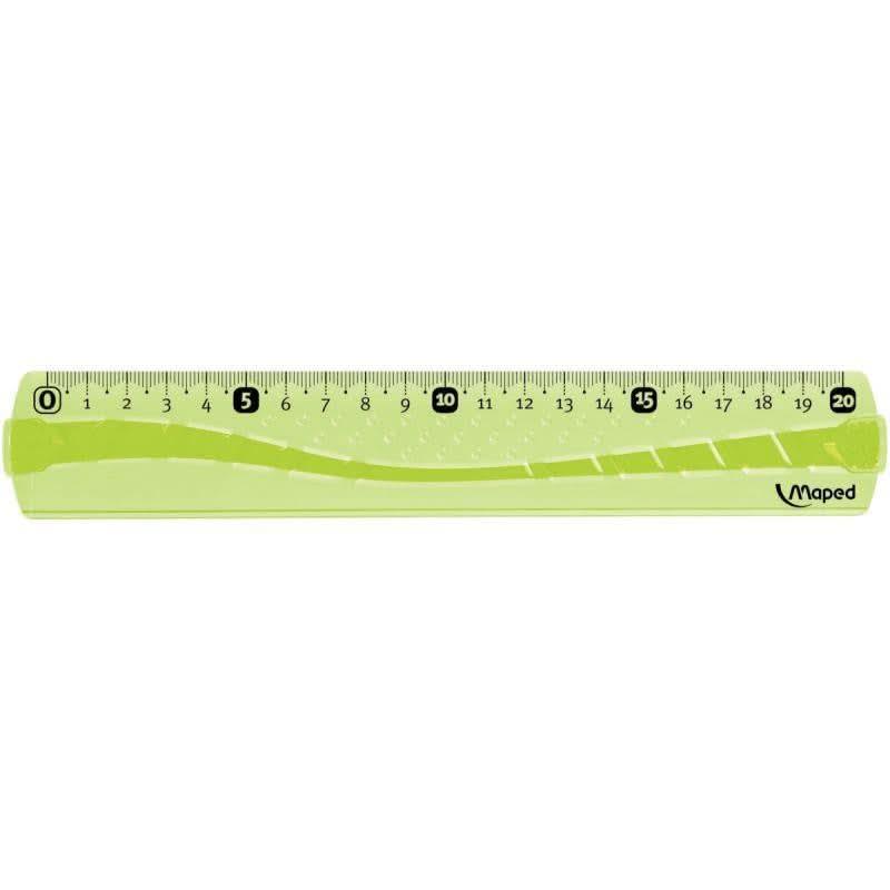 Règle plate 20cm incassable Maped Soft, coloris aléatoires - Ma Rentrée Facile
