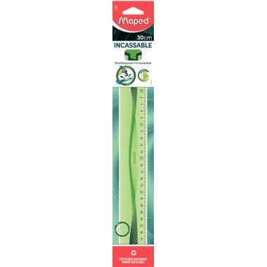 Règle plate 30cm incassable Maped Soft, coloris aléatoires - Ma Rentrée Facile