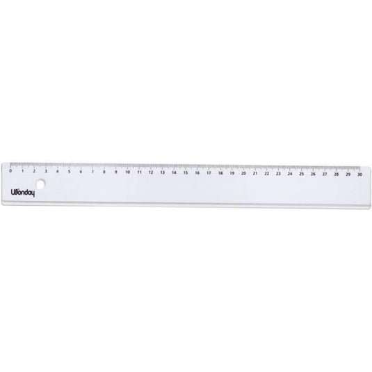 Règle plate cristal 30 cm - Ma Rentrée Facile