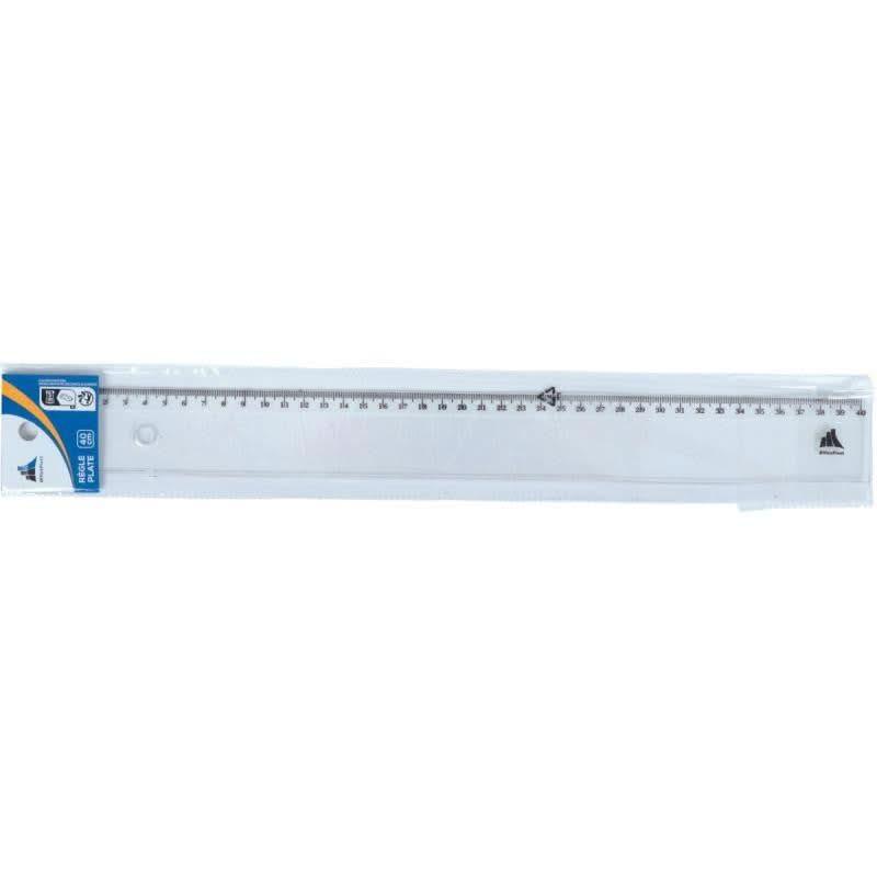 Règle plate cristal 40 cm - Ma Rentrée Facile