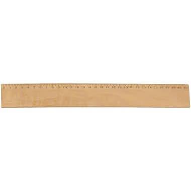 Règle plate en bois 30 cm - Ma Rentrée Facile