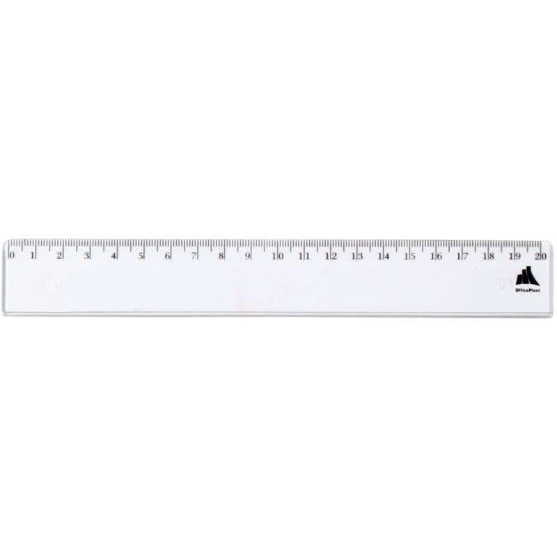 Règle plate cristal 20 cm - Ma Rentrée Facile