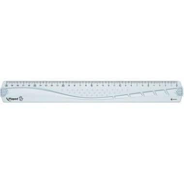 Règle plate cristal 30cm spécial gaucher Maped Géometric - Ma Rentrée Facile