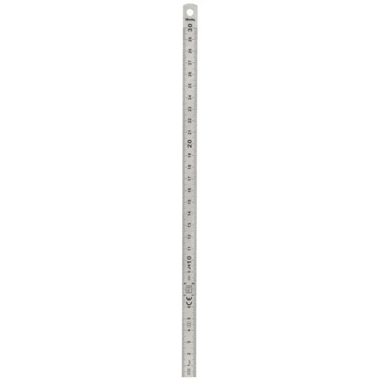 Reglet inox 2 faces 30 cm - Ma Rentrée Facile