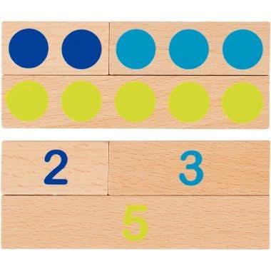 Réglettes de calcul en bois 36 pièces Montessori - Ma Rentrée Facile